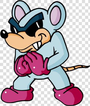 Mushroom World War   Mouser From Super Mario Super Show  HD Png Download