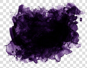 Transparent Purple Paint Splatter Png   Watercolor Paint  Png Download