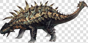 Ark Survival Evolved Iguanodon   Ankylosaurus Ark  HD Png Download