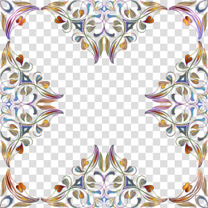 Chromatic Frame Vector Image   Motif  HD Png Download