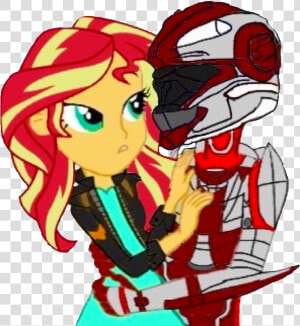 Halo Clipart Honest Girl   Sunset Shimmer With A Halo Spartan  HD Png Download