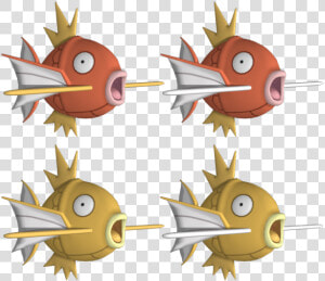 Pokemon Magikarp 3d Max  HD Png Download