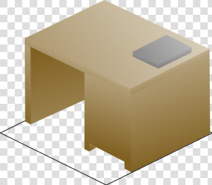 Box angle coffee Table   Isometrico De Un Escritorio  HD Png Download