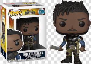 Erik Killmonger Pop Vinyl Figure   Erik Killmonger Funko Pop  HD Png Download