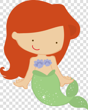 Mermaid Vector Cute   Princesas Cute Png  Transparent Png