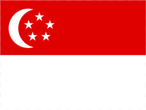 Flag Of Singapore Logo Png Transparent   Flag Of Singapore  Png Download