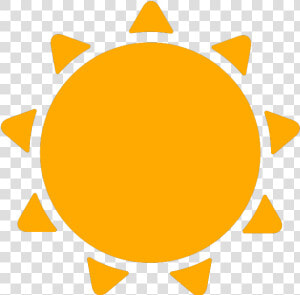 Simple Weather Icons Sunny   Sunny Weather Icon Png  Transparent Png