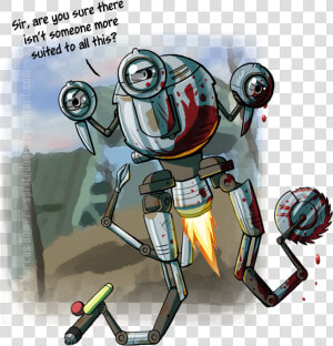 Fallout 4 Codsworth Fanart  HD Png Download