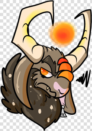 Horns The Bull dragon Headshot   Cartoon  HD Png Download