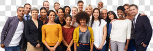 Diverse Group Of Smiling People Posing For A Photo   Cambridge School Doha Teachers  HD Png Download