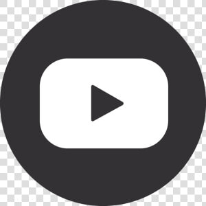 Black Circle Youtube Icon   Black Youtube Logo Png  Transparent Png