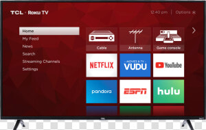 55 Inch Tcl Smart Tv  HD Png Download