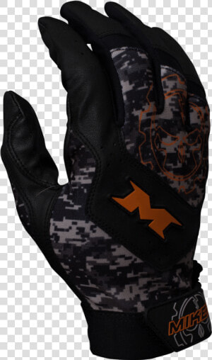 Miken Digital Camo Pro Adult Batting Gloves   Batting Glove  HD Png Download