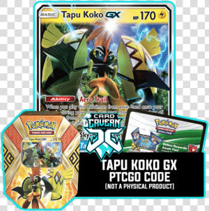 Pokemon Cards Tapu Koko Gx  HD Png Download