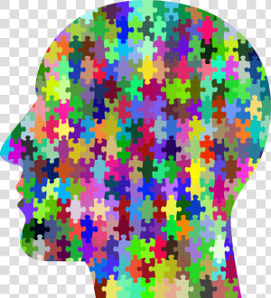 Prismatic Man Head Puzzle Clip Arts  HD Png Download