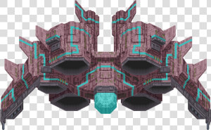 Carrier Boss Sprite   Spaceship Boss Sprite  HD Png Download