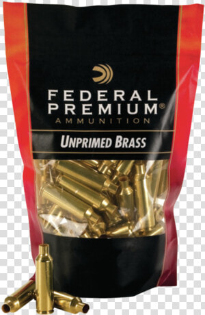 Federal Gold Medal Bagged Brass Unprimed 22 250  100 bag   Federal Premium  HD Png Download