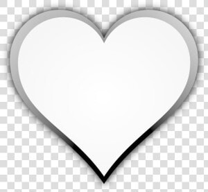 Black And White Heart   Like Instagram White Heart  HD Png Download