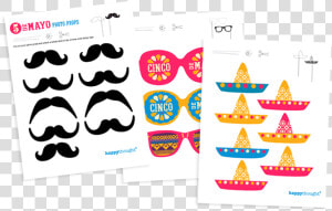 Photo Prop Printable Instantly Download Cinco De Mayo  HD Png Download