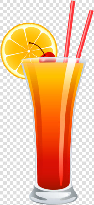 Cocktail Tequila Sunrise Png Clipart   Tequila Sunrise Cocktail Clipart  Transparent Png