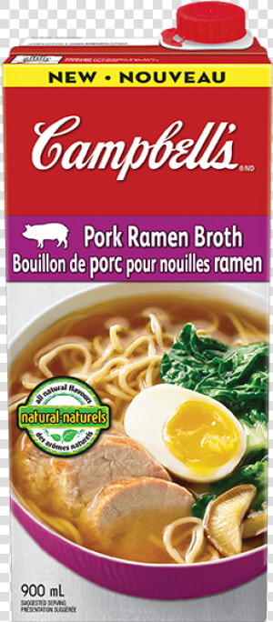 Campbell S® Ready To Use Pork Ramen Broth   Campbell  39 s Pork Ramen Broth  HD Png Download