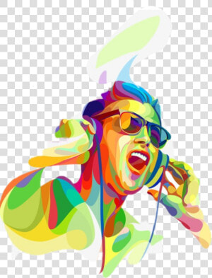 Yell Clipart Illustration   Dj Png 4k  Transparent Png