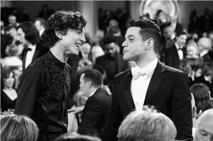 Timothée Chalamet And Rami Malek   Rami Malek Timothee Chalamet  HD Png Download