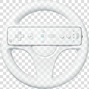 Friday  August 17    Wii Remote Mario Kart Wheel  HD Png Download