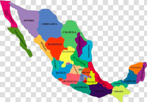 Transparent Mexican Chihuahua Clipart   Political Geography Of Mexico  HD Png Download