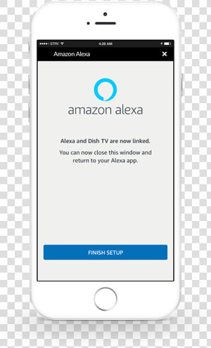 Alexa And Dish Tv Linked Through Iphone   Amazon Alexa App Setup  HD Png Download