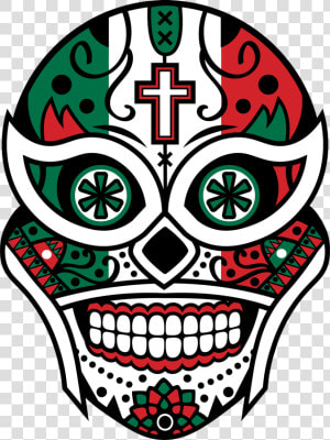 Female Vector Sugar Skull Huge Freebie Download For  HD Png Download