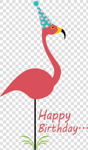 Flamingo Clipart Happy Birthday Png   Happy Birthday Flamingo Free  Transparent Png