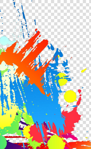  ftestickers  paint  splatter  paintsplatter  corner   Paint Splatter Colorful Png  Transparent Png