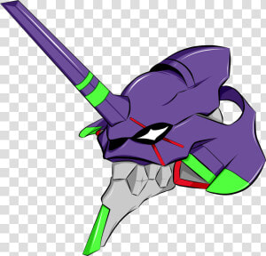 Berserk Drawing Evangelion   Eva Unit 01 Head  HD Png Download