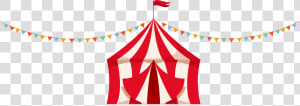 Carnival Tent Vector At Free For Personal Use Transparent   Transparent Circus Tent Vector  HD Png Download