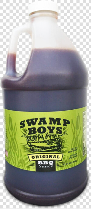 Swamp Boys Original Bbq Sauce 1 2 Gallon   Bottle  HD Png Download