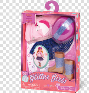 Wellie Wishers Glitter Girls Doll By Battat  HD Png Download