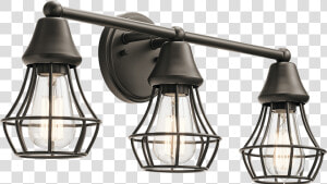 Bayley 3 Light Bayley Vanity With Edison Bulbs Included  HD Png Download