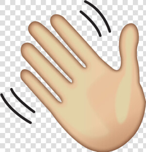 Hand Emoji Png Photo   Waving Hand Emoji  Transparent Png