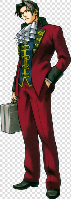 Ace Attorney Wiki   Ace Attorney Trials And Tribulations Edgeworth  HD Png Download