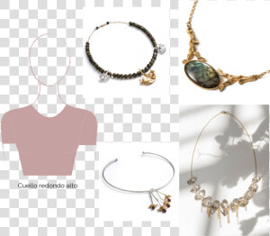 Collares Para Cuello Redondo Alto   Necklace  HD Png Download