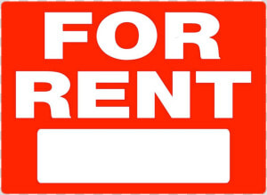 For Rent Rectangular Sign  HD Png Download