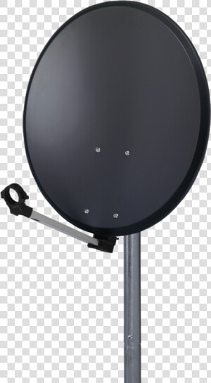 Satellite Dish  60 Cm  Dark grey   Television Antenna  HD Png Download