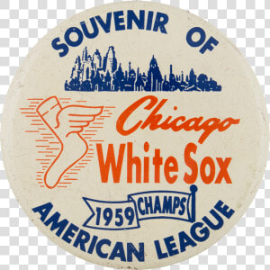 White Sox American League Chicago Button Museum   Circle  HD Png Download