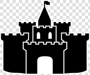 Castle Vector   Clipart Castle Silhouette  HD Png Download