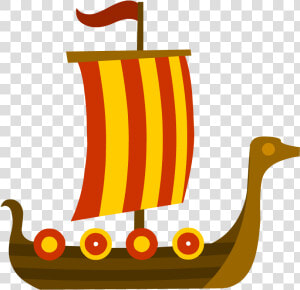 Explorer Clipart Ship Christopher Columbus   Cartoon Transparent Viking Boat  HD Png Download