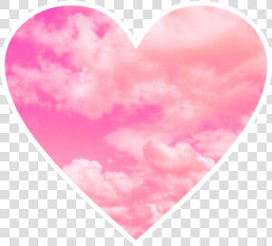  heart  cute  pink  clouds  cuteclouds  pinkclouds   Heart  HD Png Download