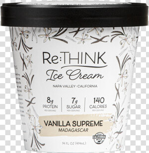 Vanilla Front Hr   Rethink Ice Cream  HD Png Download