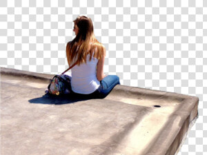  freetoedit  girl  sitting  alone  remixit   Girl Sitting Alone Png  Transparent Png