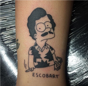 Bart Simpson Pablo Escobar  HD Png Download